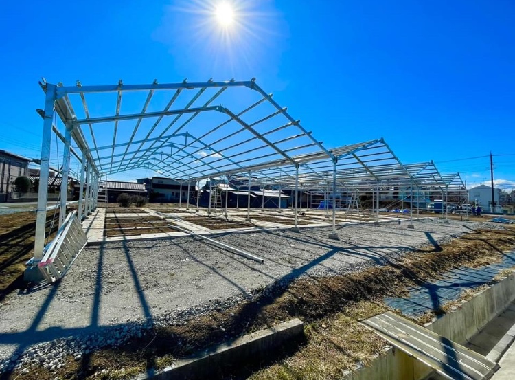 椎茸新栽培ハウス建設工事レポ⑤