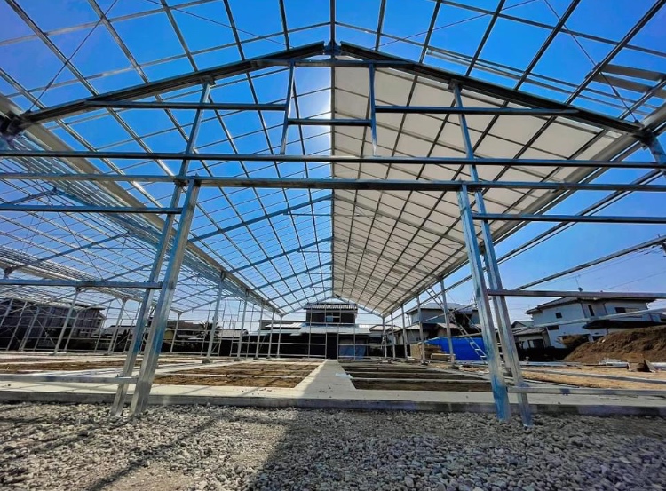 椎茸新栽培ハウス建設工事レポ⑥